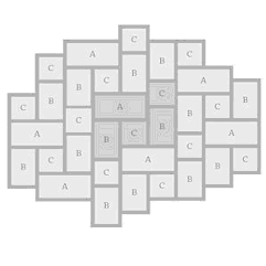 three size modular pattern c