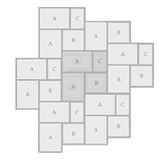 three size modular pattern d