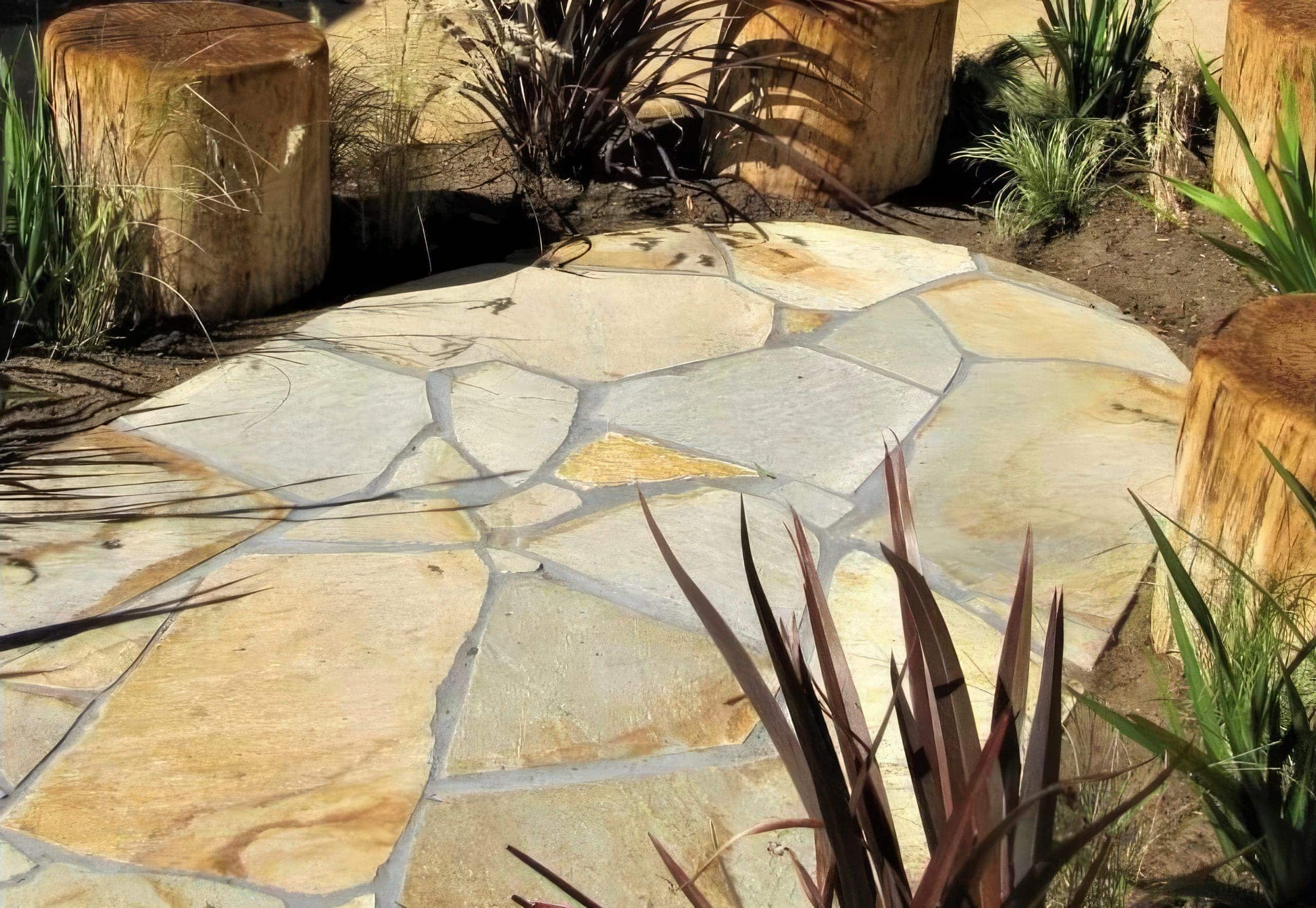 DESERT SAND SANDSTONE CRAZY PAVING_RMS TRADERS_NATURAL STONE PAVING FACADE PATHS SUPPLIER MELBOURNE (1)-