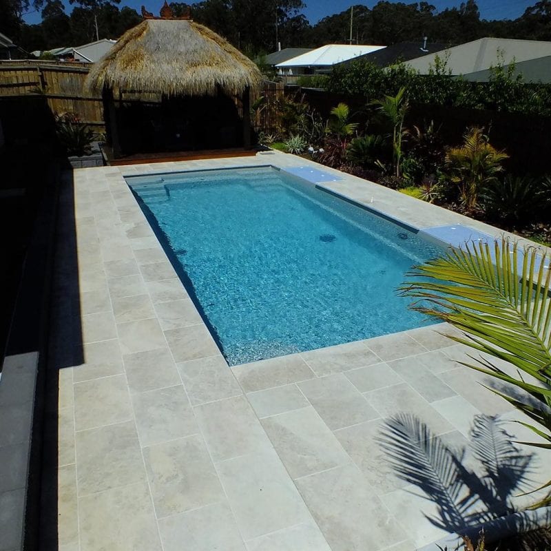 London Grey Limestone Coping Tiles