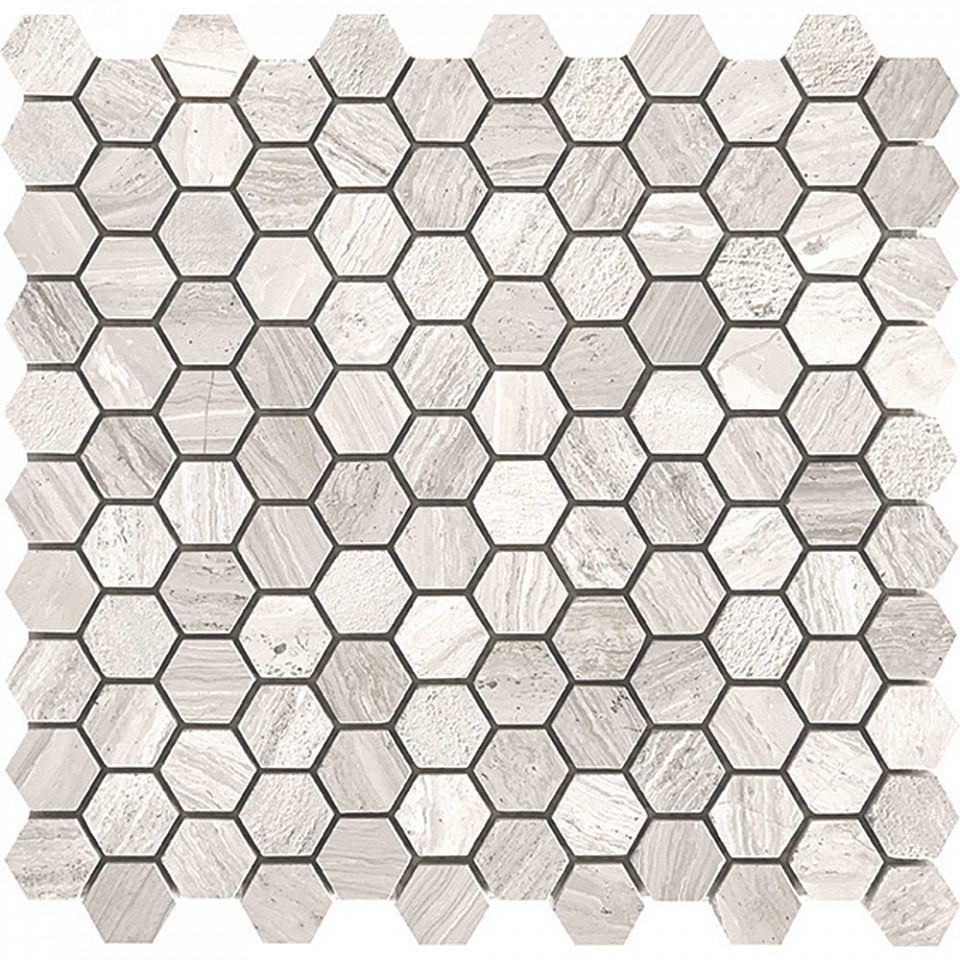 Perlino Bianco Honed Limestone Hexagon